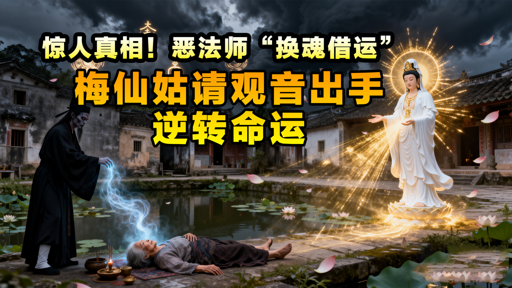 惊人真相！恶法师“换魂借运”害人十余年，梅仙姑请观音出手逆转命运-台湾神通梅仙姑开运网