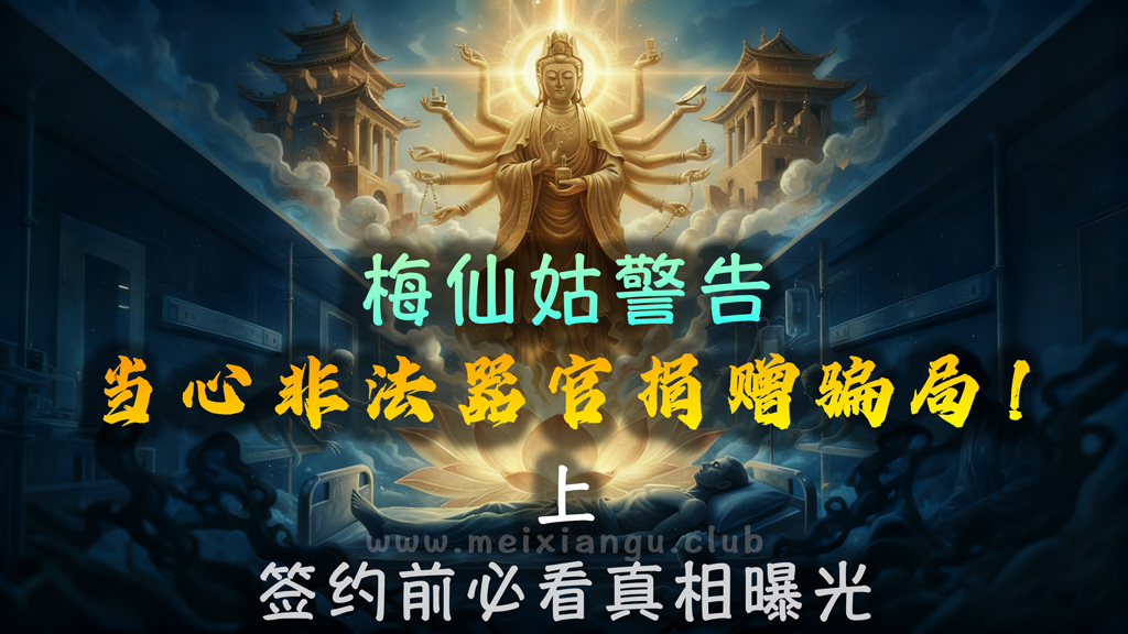 梅仙姑警告：当心非法器官捐赠骗局！签约前必看真相曝光.[上]-台湾神通梅仙姑开运网