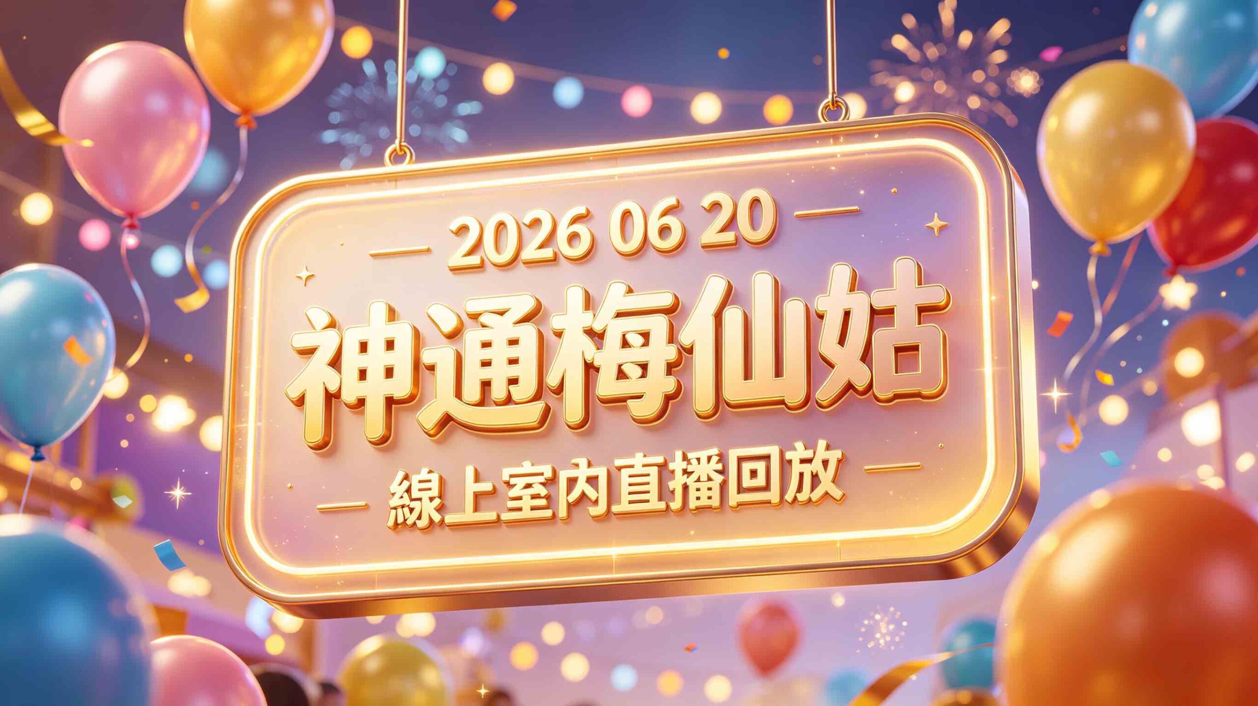 錯過直播別遺憾！神通梅仙姑 6 月 20 日線上室內回放完整版-台灣神通梅仙姑開運網