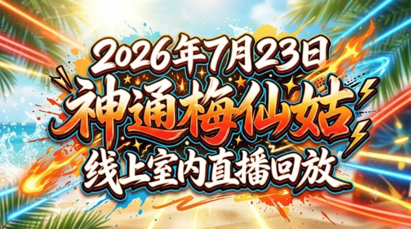 2026年7月23日 神通梅仙姑 线上室内直播回放 - 台湾神通梅仙姑开运网-台湾神通梅仙姑开运网